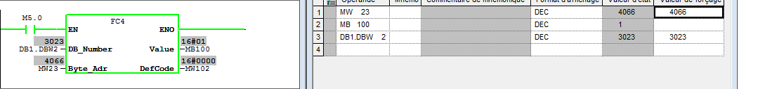 SIMULATION AVEC VALEUR QUI MARCHE