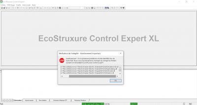 Échec test intégrité