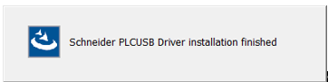 Schneider PLCUSB Driver installation.png