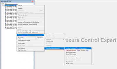 Installation fichier EDS